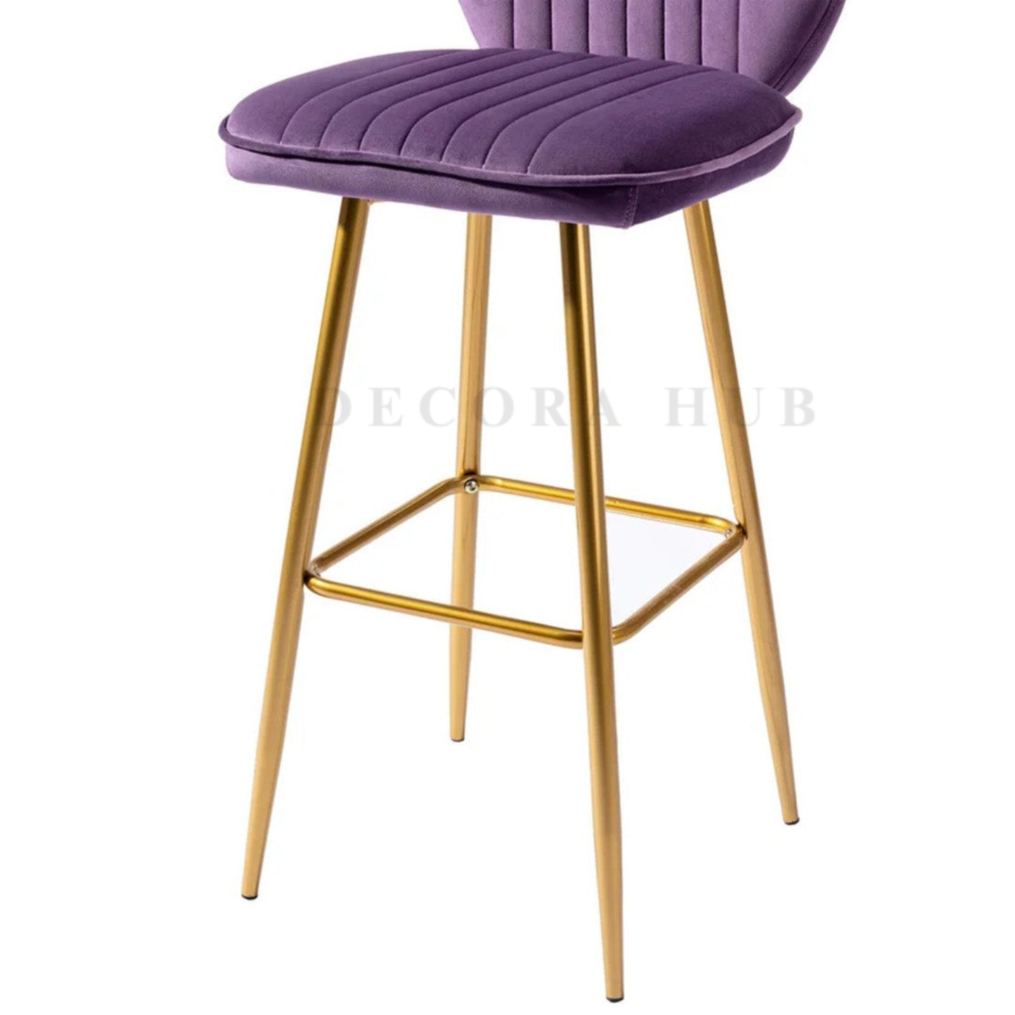 The Royal Wingback Velvet Stool
