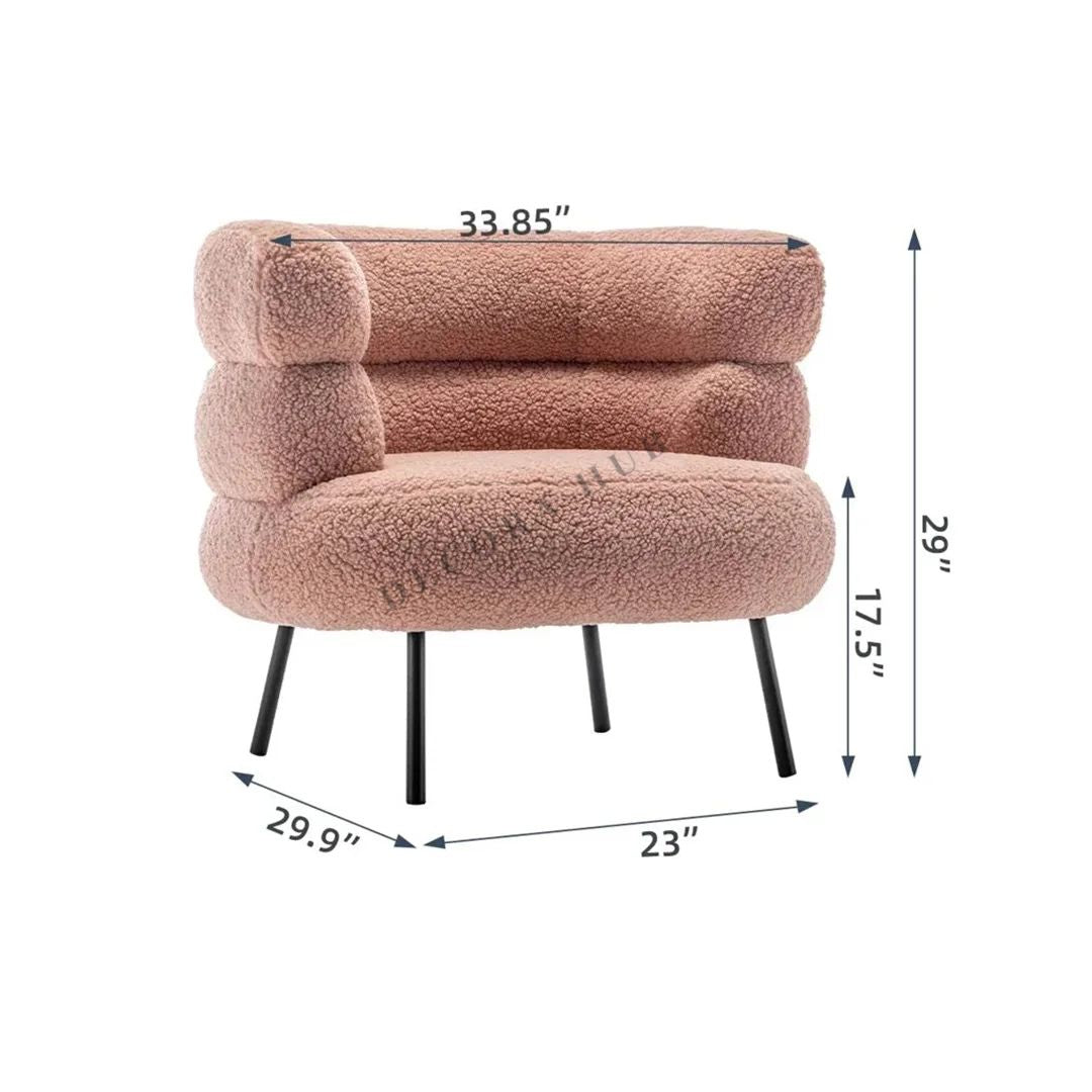 Plush Grace Accent Chair