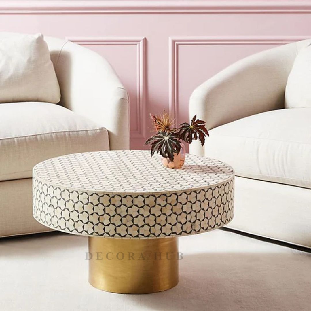Moroccan Inlay Coffee Table In Unique Design