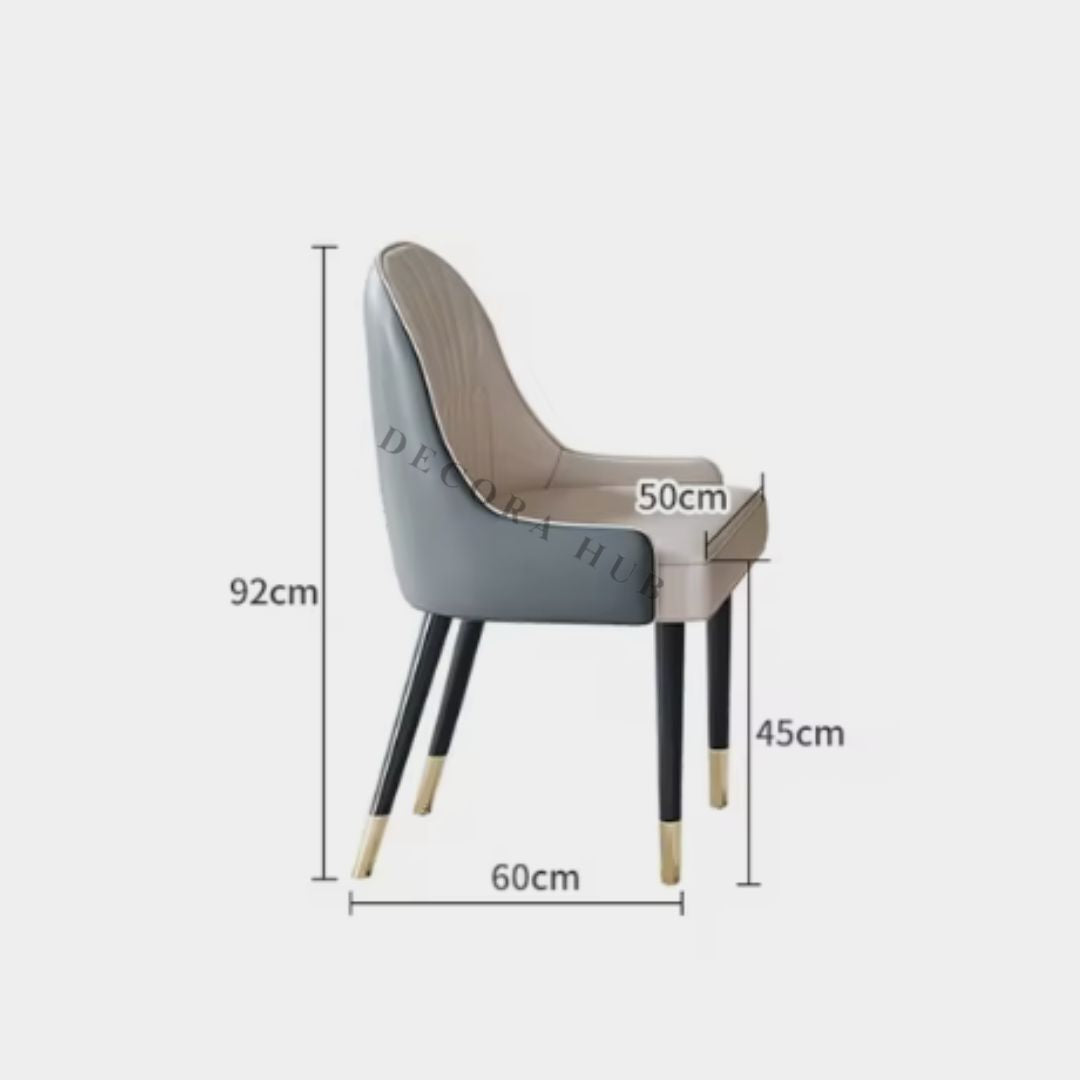 3 Circled Classy Dining table in Marble Finish