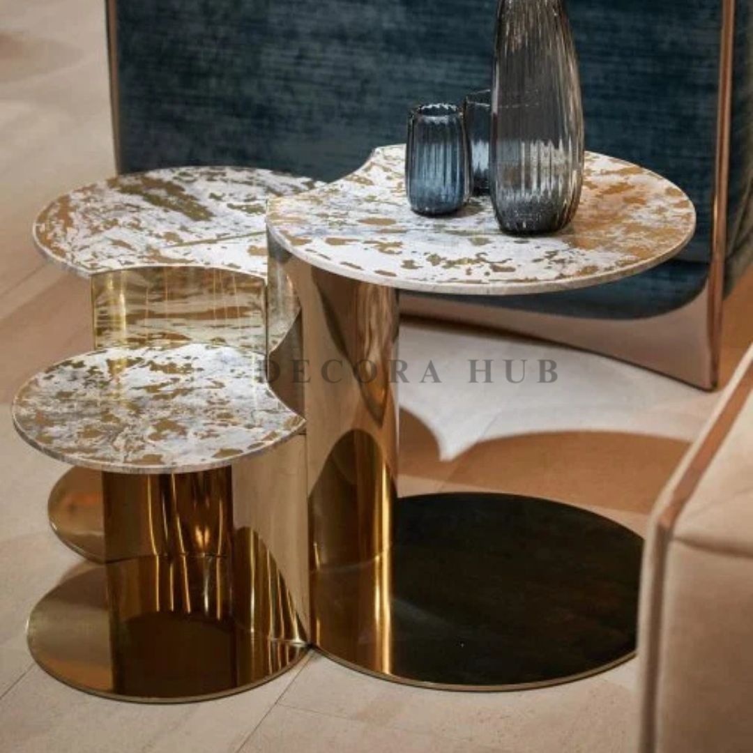 Luxurious Triple Coffee Table