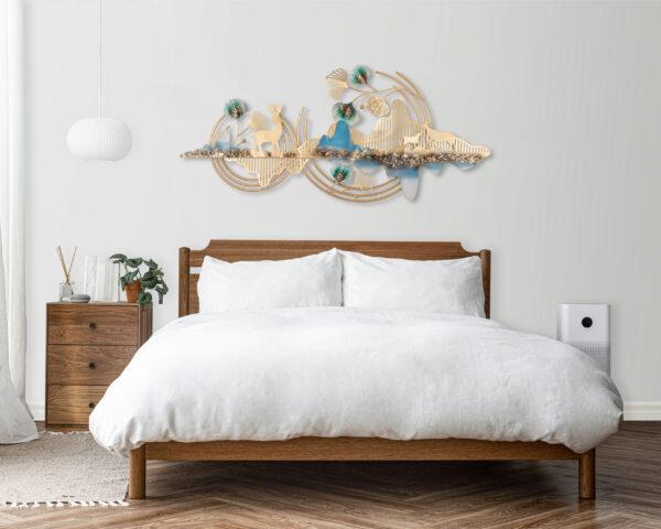 Deer and Blue Sea Wall decorative Wall Art