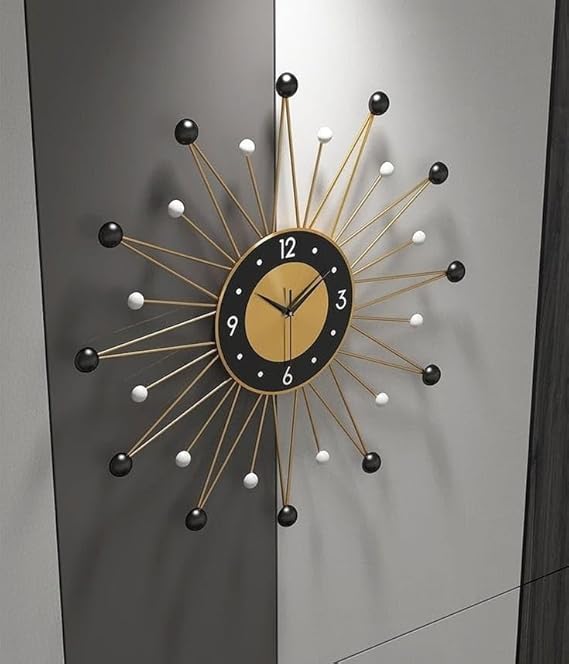Star Design Metal Wall Clock