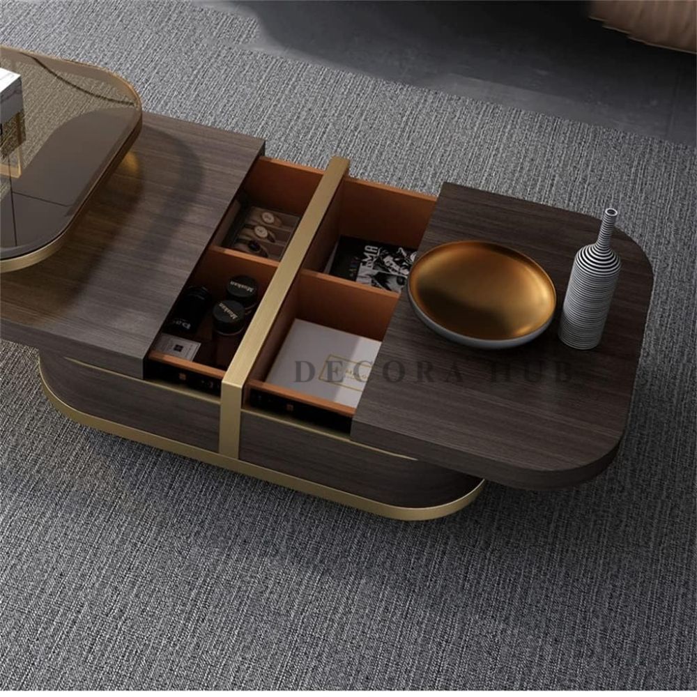 Eldora Wooden Coffee Table Set