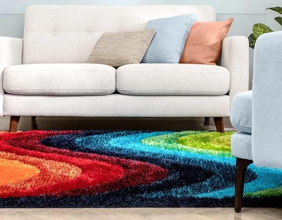 Modern Soft Shaggy Rugs for Living Room