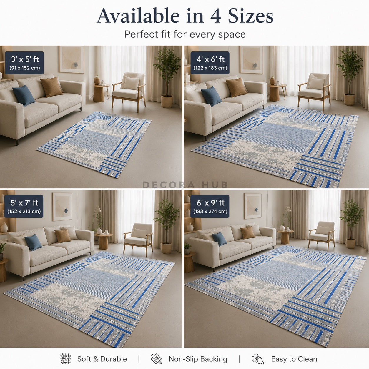 Ocean Edge Modern Carpet