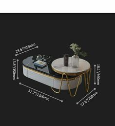 Luxrious White Elegance Center Table