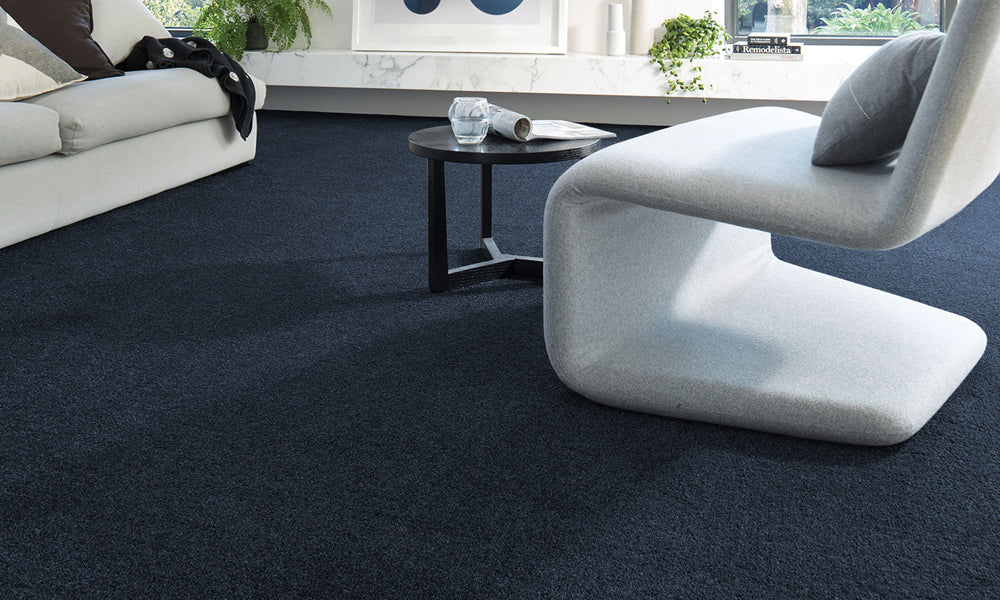 Silky Plus Royal Blue Wall To Wall Carpet