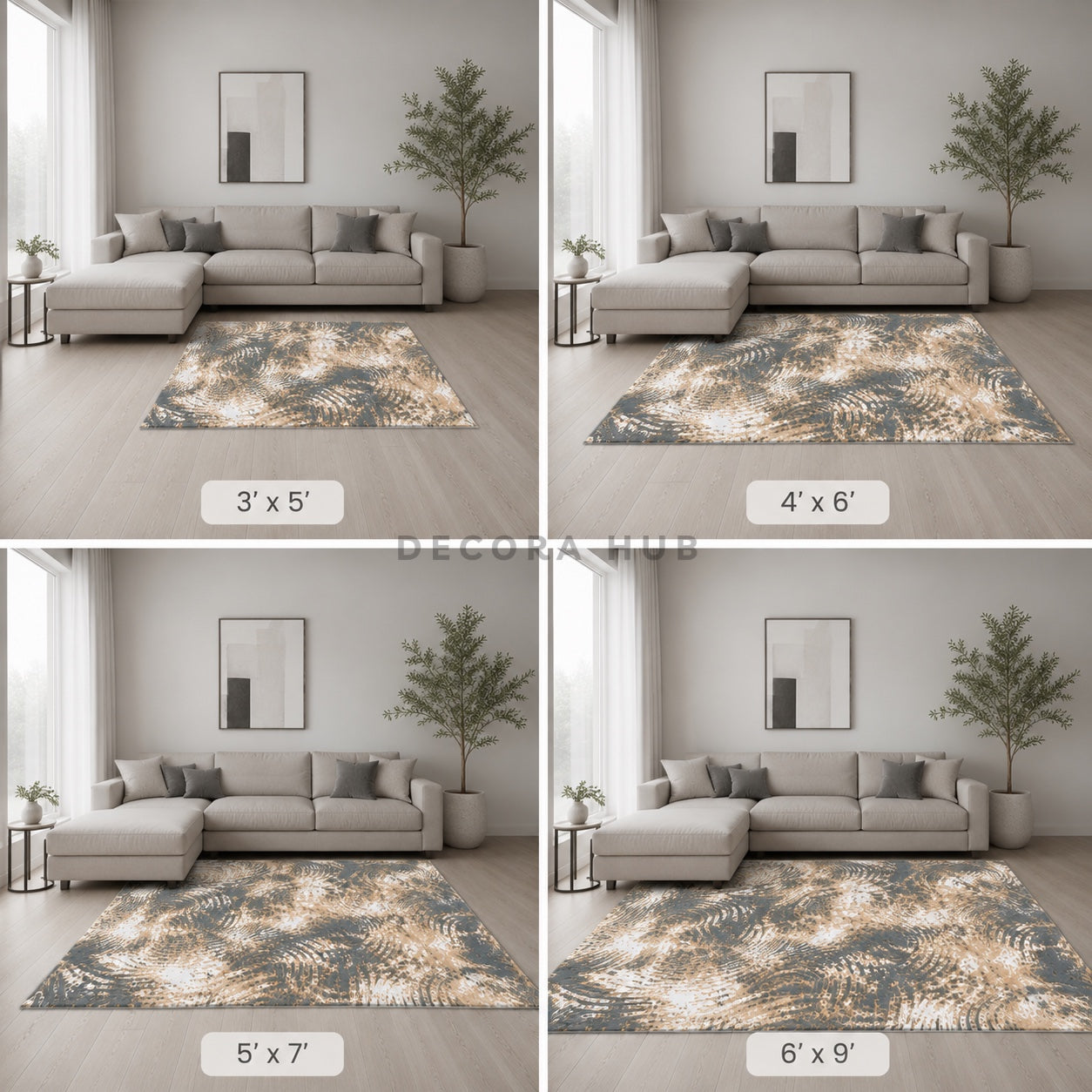 Abstract Loom Designer Carpet