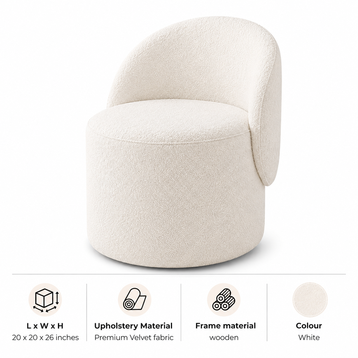 Pearl Nest Ottoman