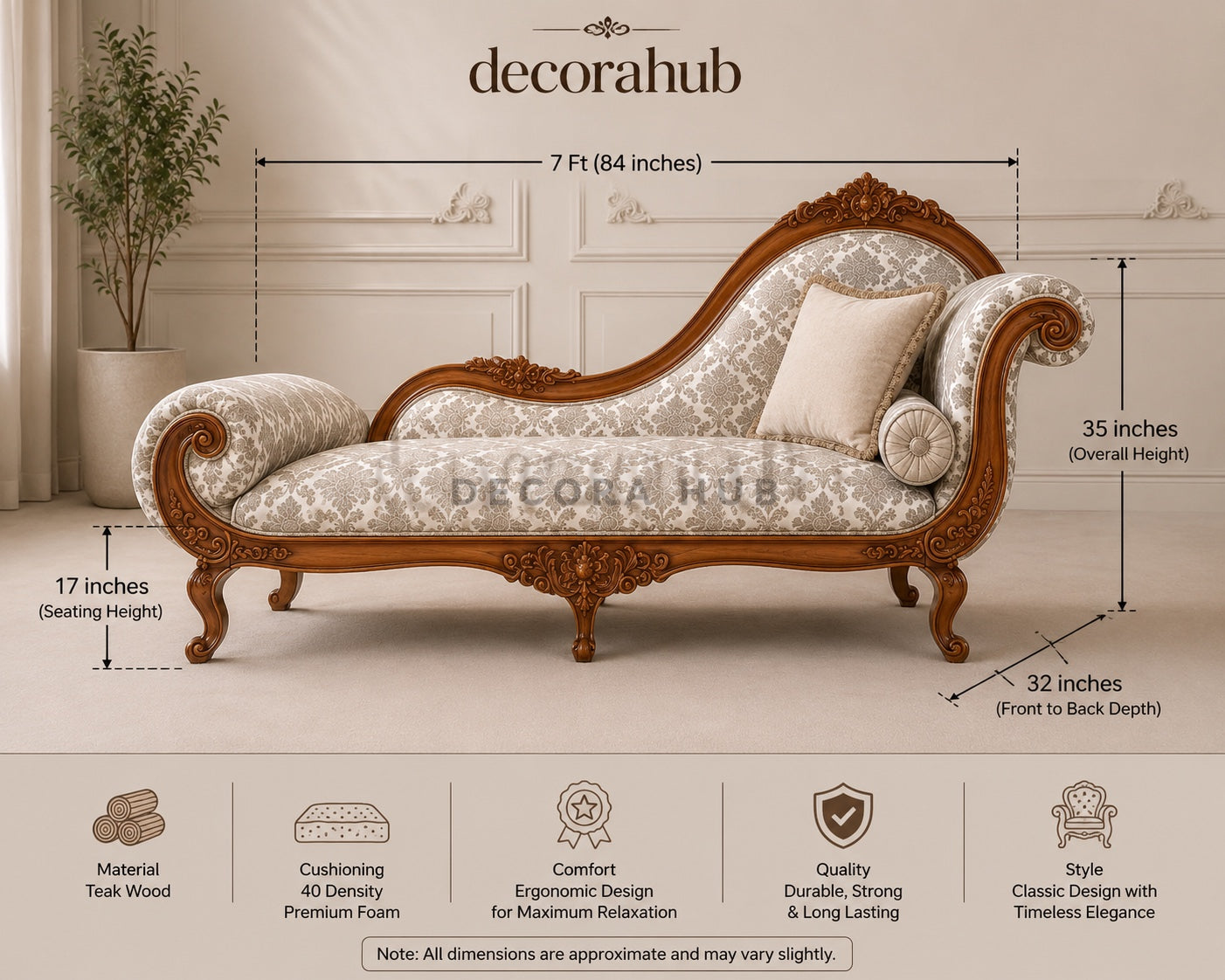 Imperial Heritage Lounger Sofa