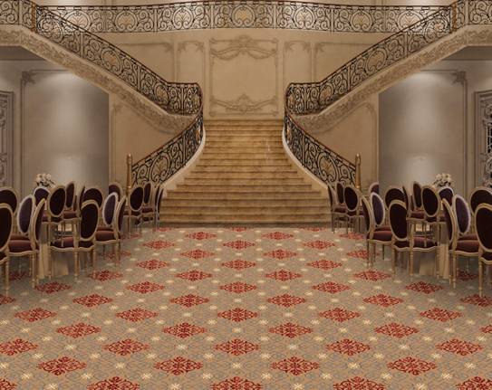 Light Beige Designer Carpet