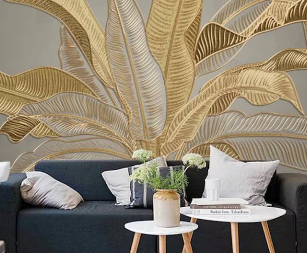 Banana Leaf 3D Wallpaper