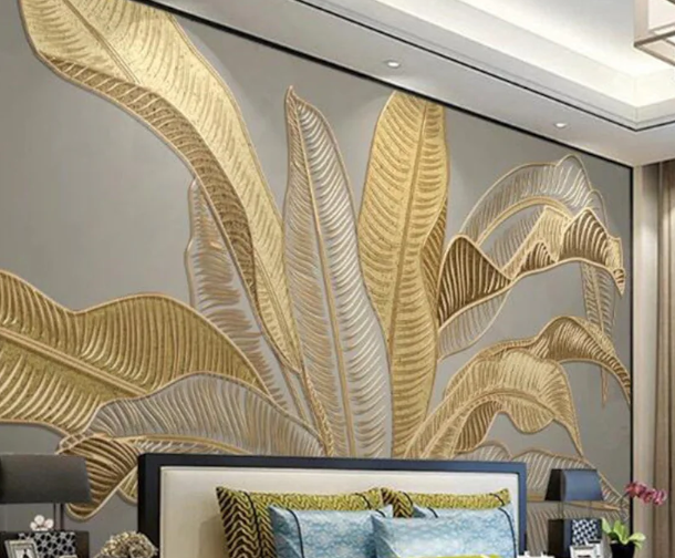 Banana Leaf 3D Wallpaper