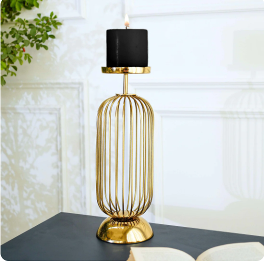 Large Cage Candle Holder