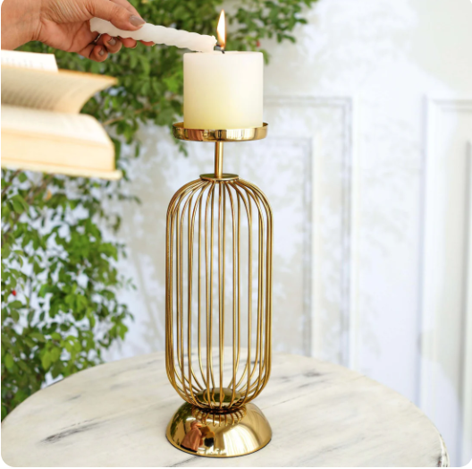 Large Cage Candle Holder