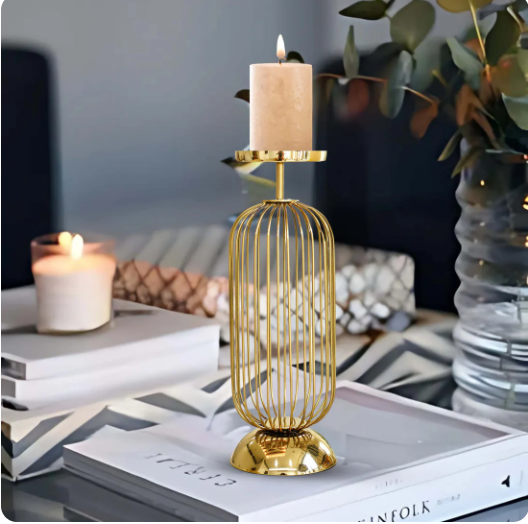 Large Cage Candle Holder