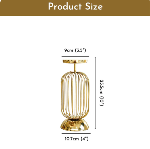 Small Cage Candle Holder