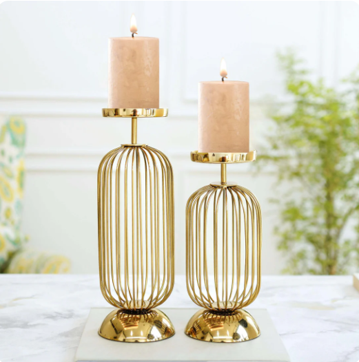 Cage Candle Holder Set