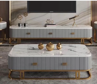 Decorative Gray TV Unit