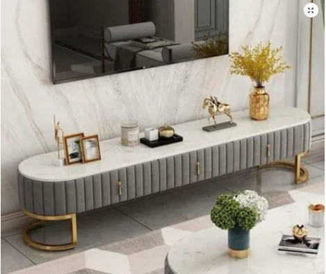 Gray Modular TV Unit For Living Area