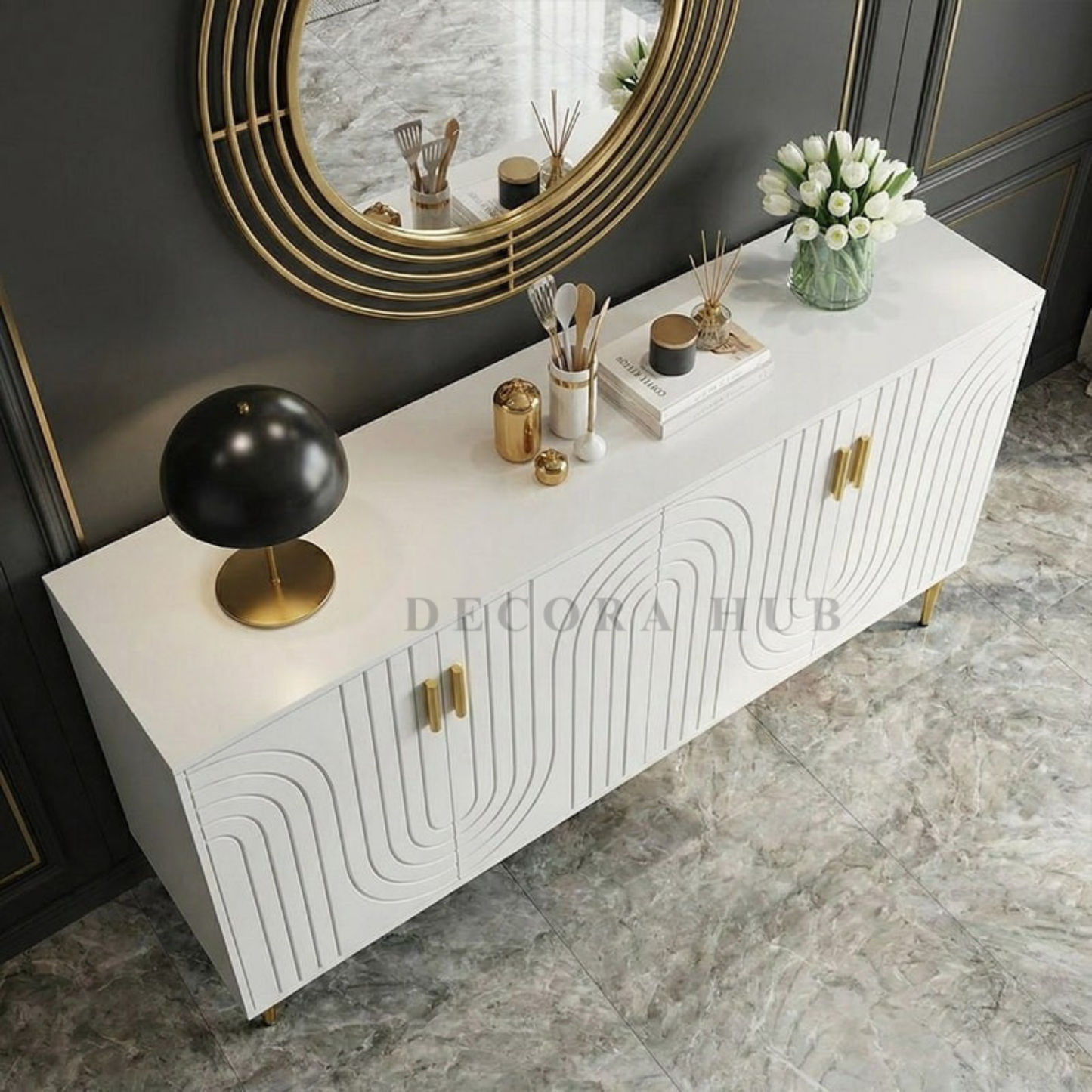 The Axis Wooden Console Table - image 4