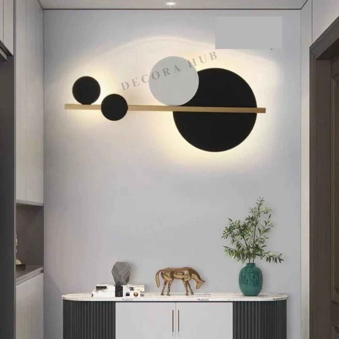 Modern LED 4 Circular Wall Art