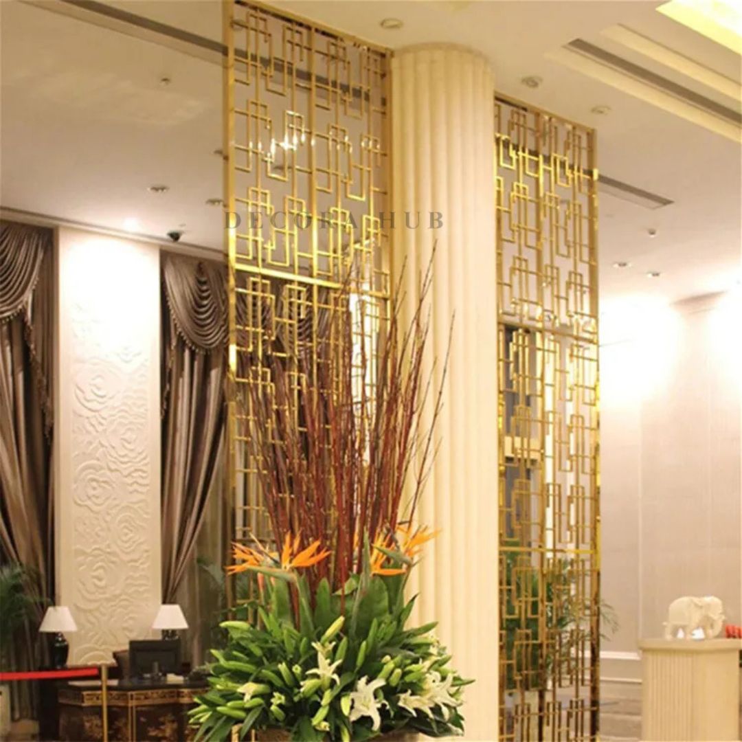 Golden Royal Room PVD Partition for Home
