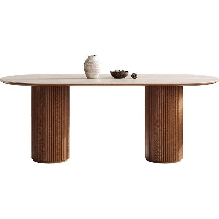 The Modern Luxe Wooden Dining Table – full view