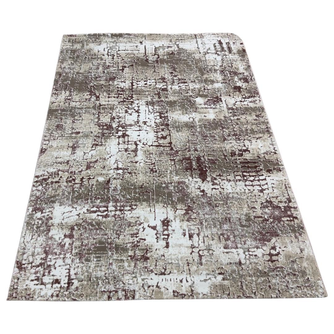 Brown Abstract Design Carpet