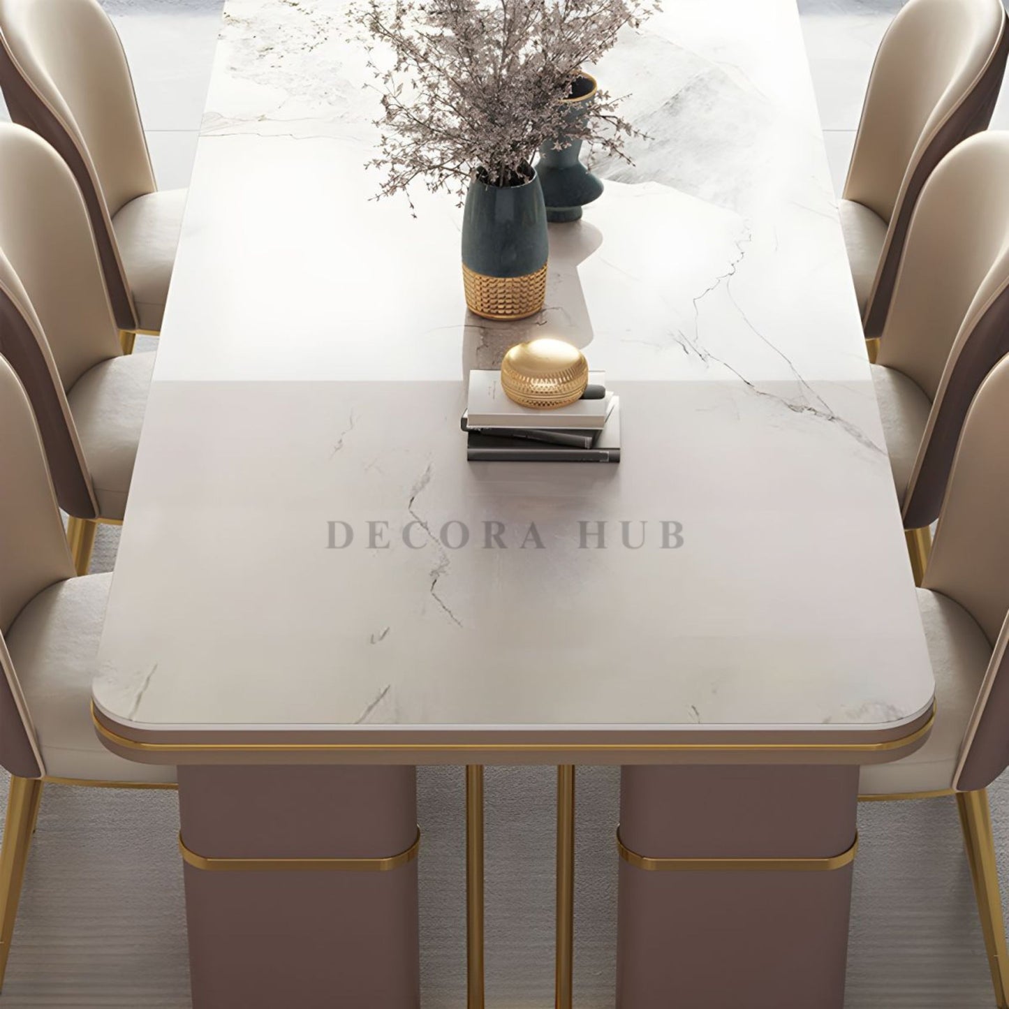Aurex Premium Marble Dining Table – view 7