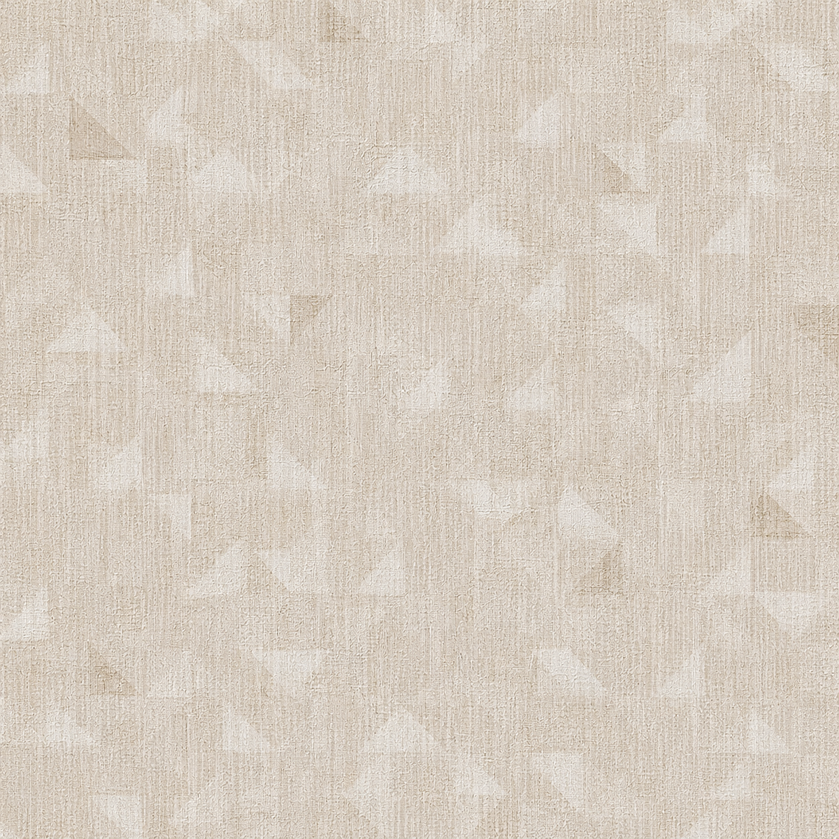 Beige Linen Triangle Texture Wallpaper - detail