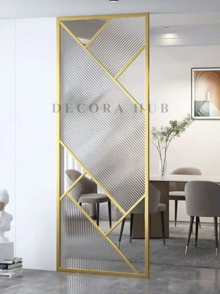 Infinity Luxurious Stainless Steel PVD Partition For Living Room