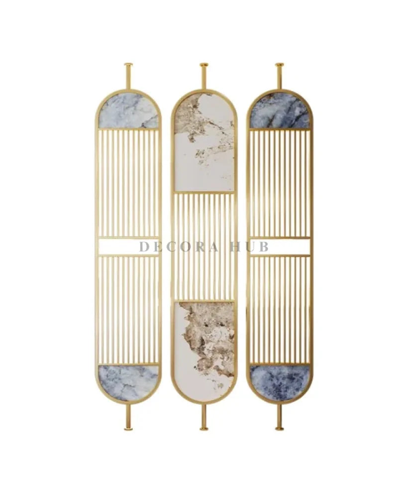 Luxurious Room Partition With Marble