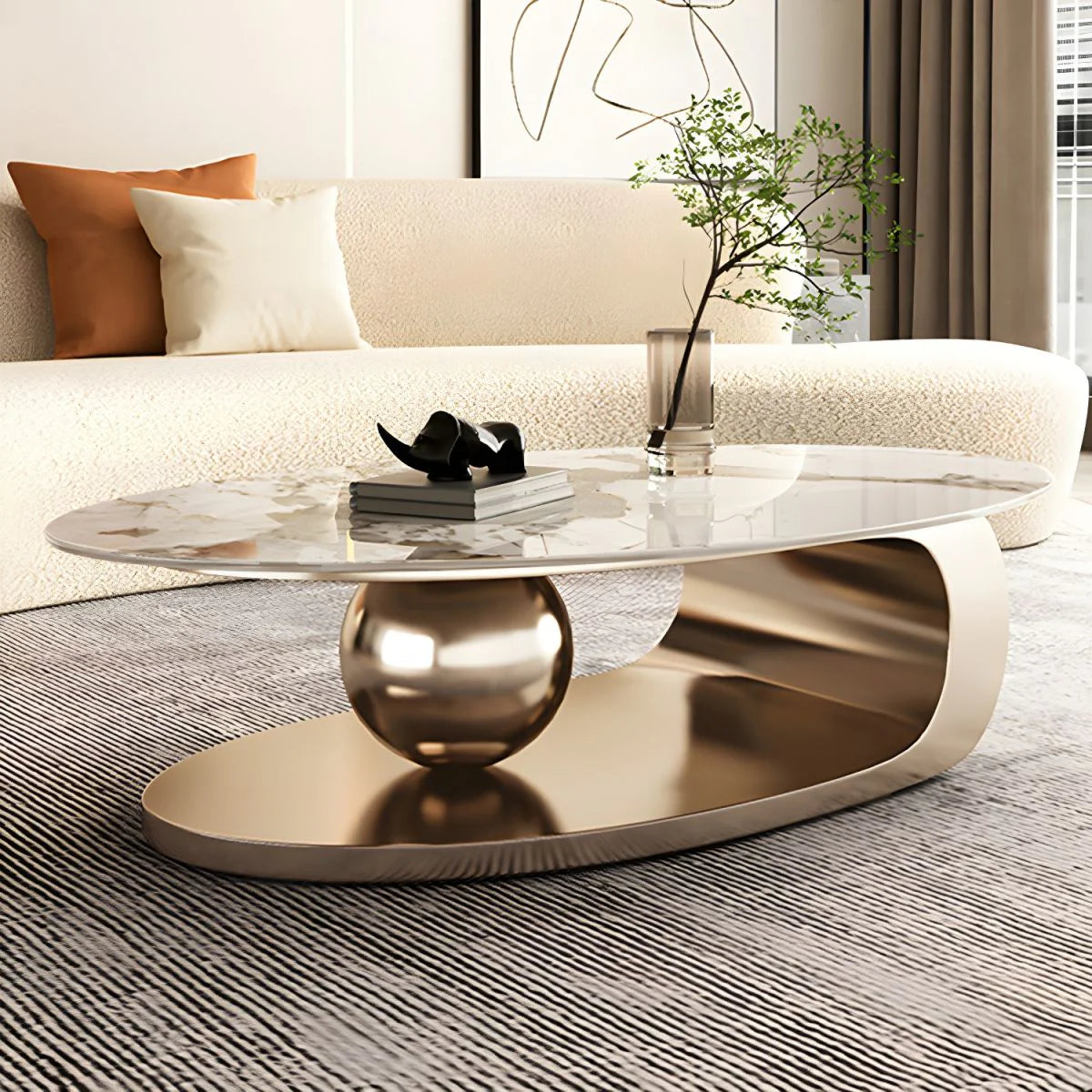 Copper Gold Luxurious Centre Table