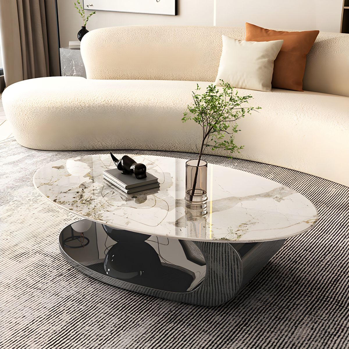 Alaska Black Luxurious Centre Table