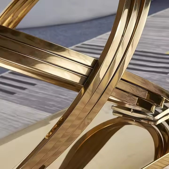 Kapil Centre table With Golden Base