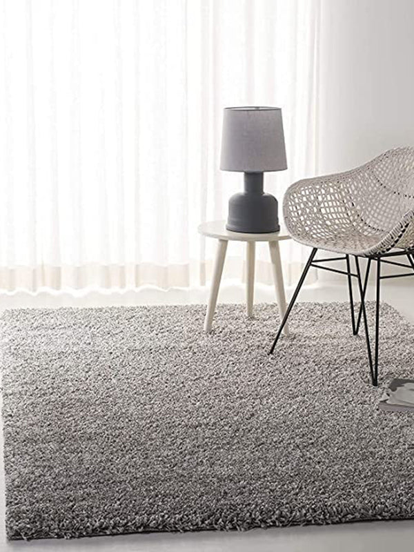 Silky Slate Grey wall-to-wall carpet laid across a living room floor