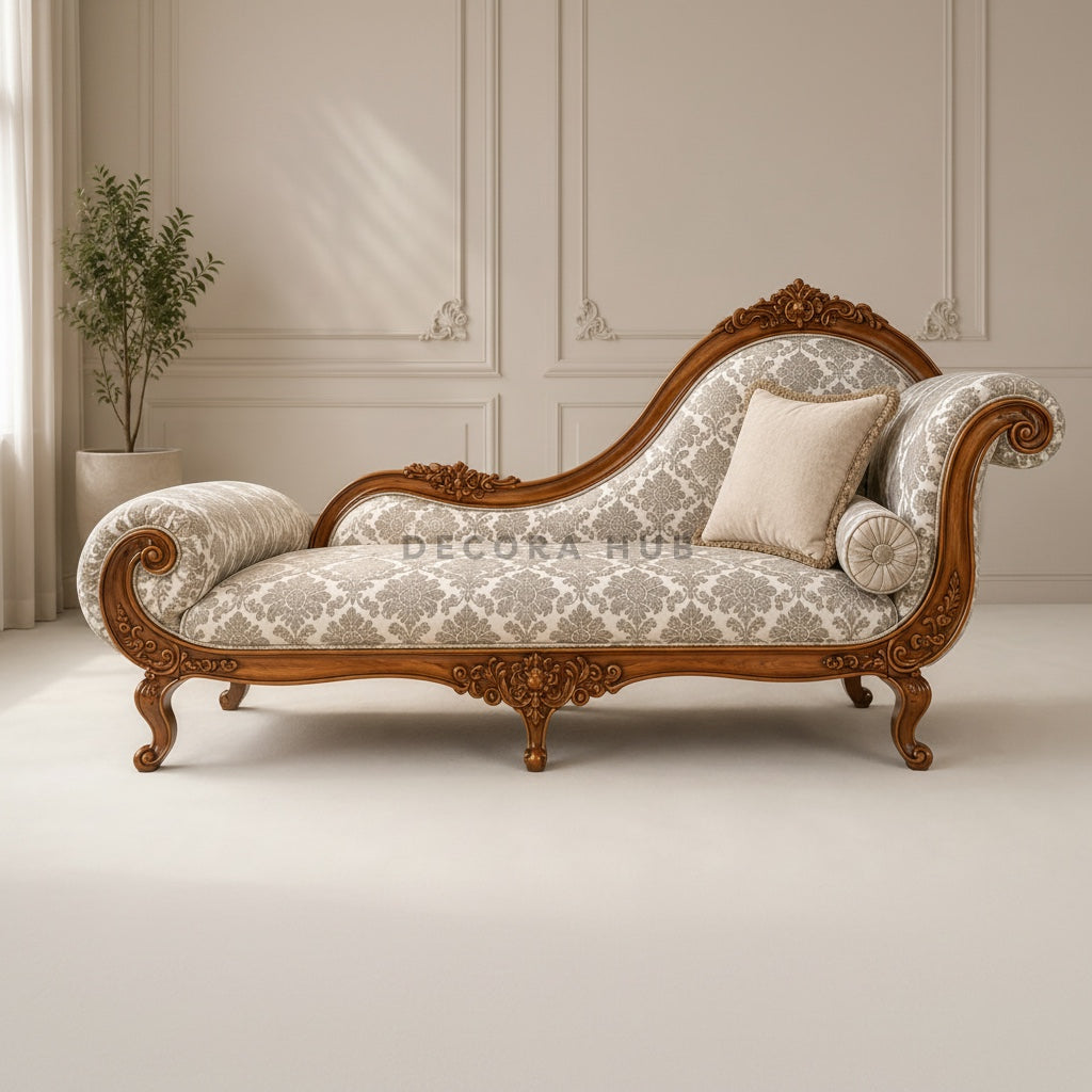 Imperial Heritage Lounger teak wood sofa