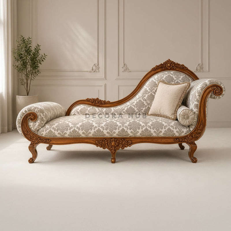 Imperial Heritage Lounger teak wood sofa