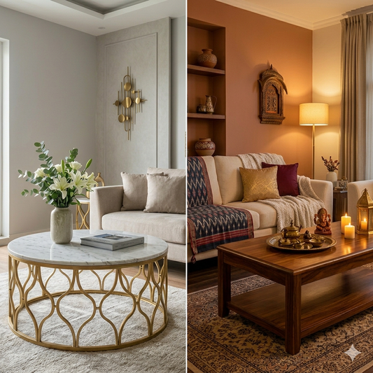 Marble vs Wooden Centre Tables: Which One Should You Actually Buy?