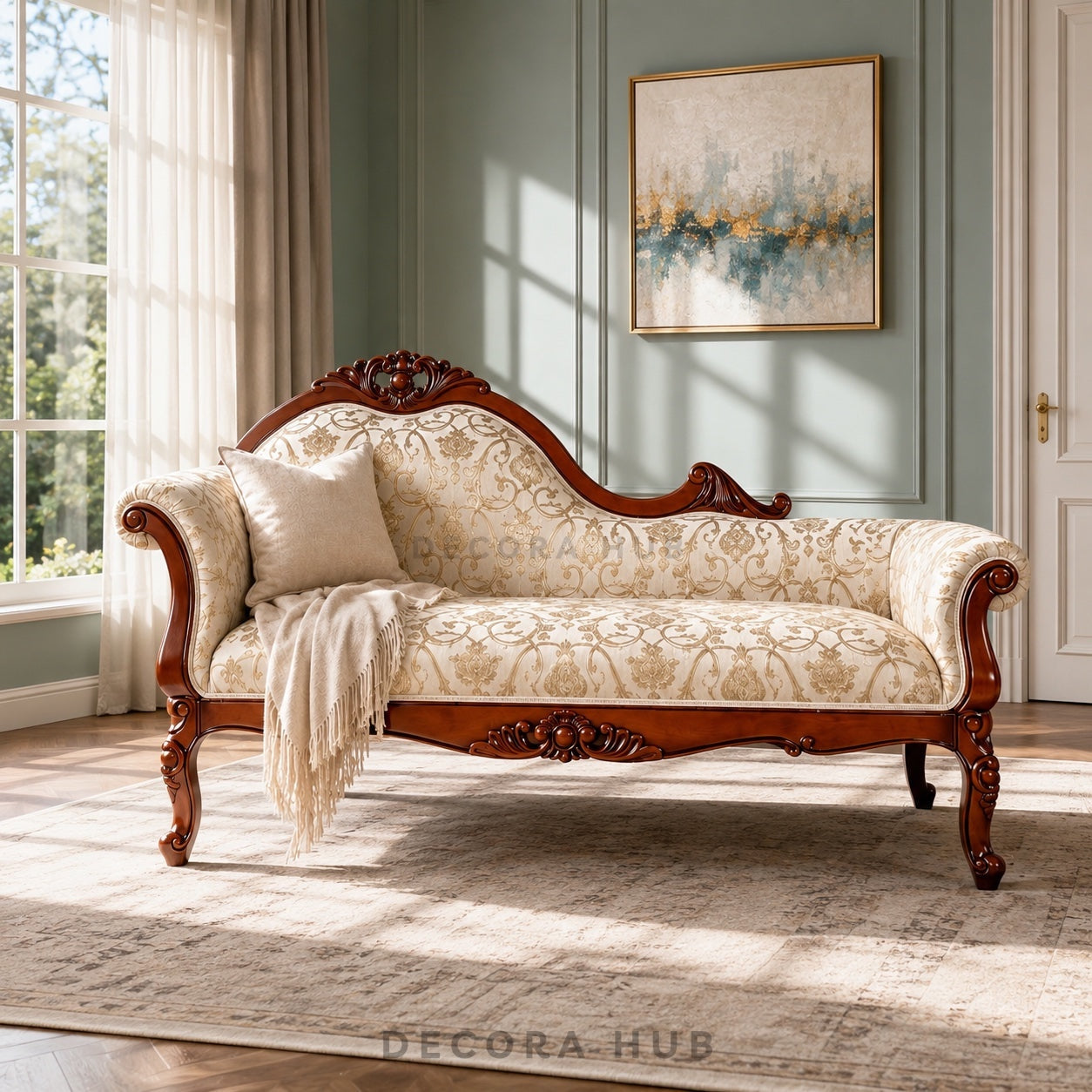 Regal Heritage Teak Lounger Sofa
