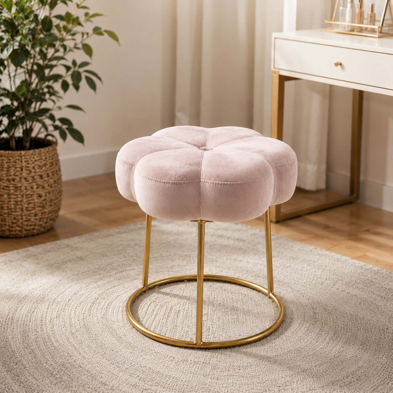 Petal Grace Ottoman