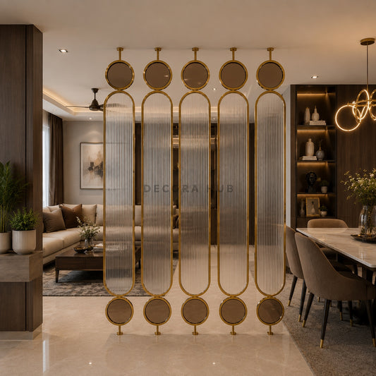 Decorahub Metal Partition for Living and Dining Spaces