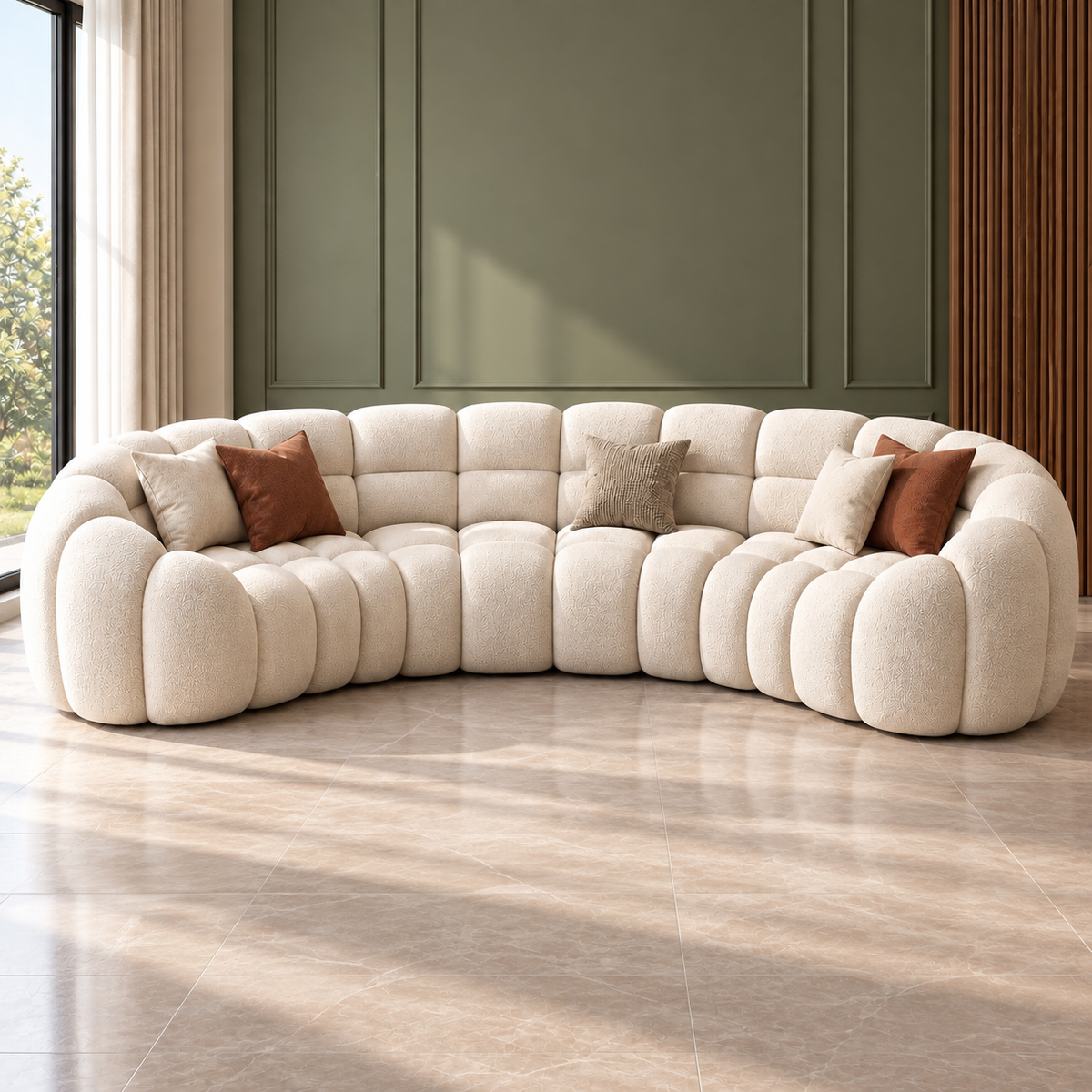 The Ivory Embrace Sofa