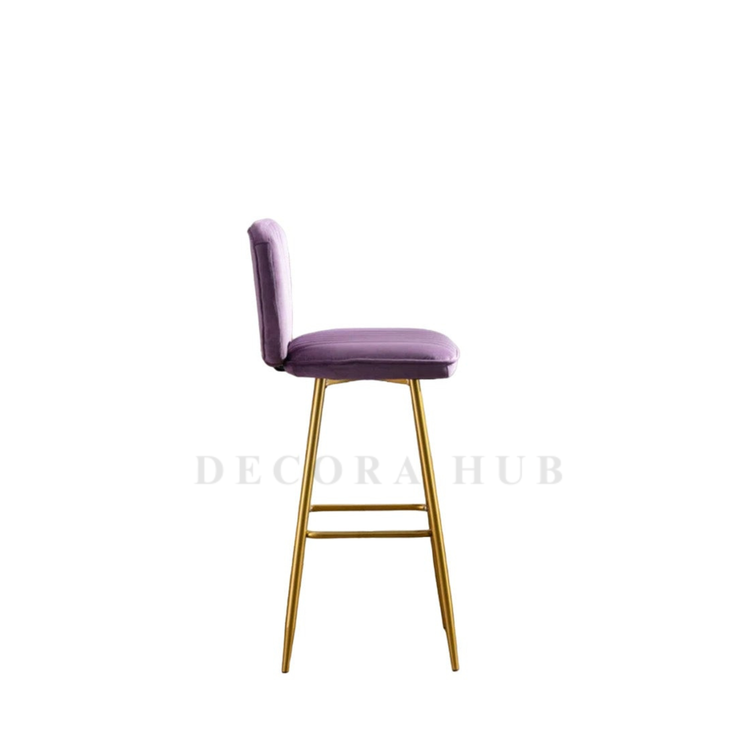 The Royal Wingback Velvet Stool