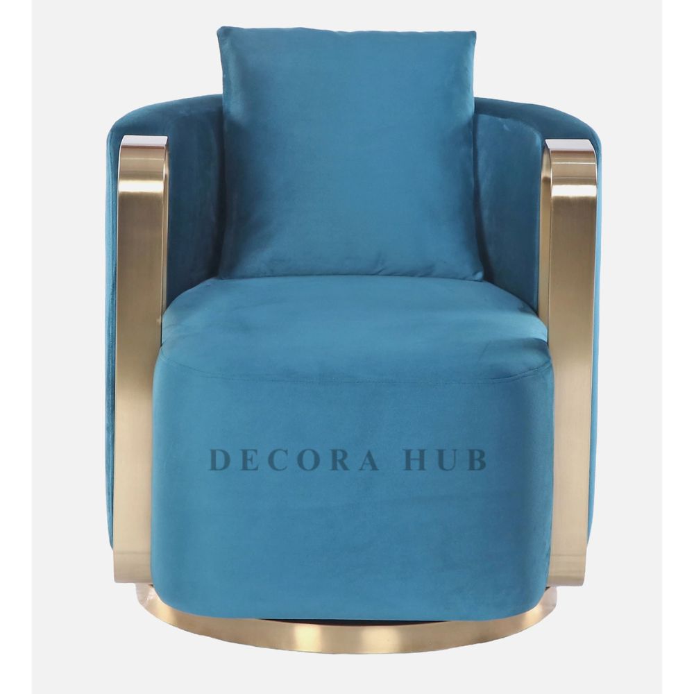 Blue Luxurious Revolving Chair