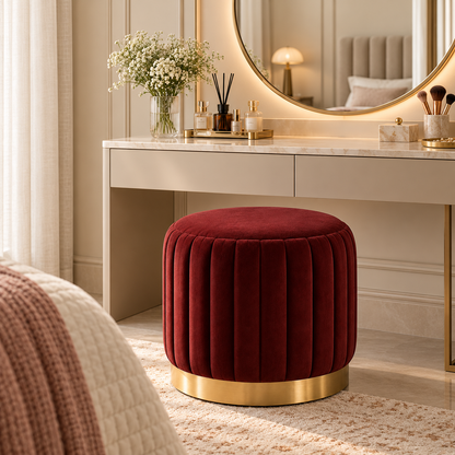 Regalia Ruby Ottoman