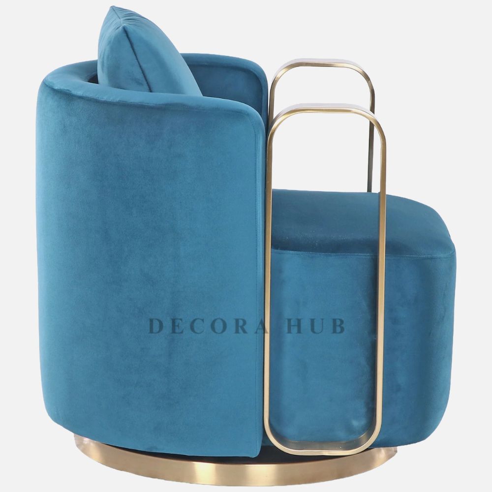 Blue Luxurious Revolving Chair