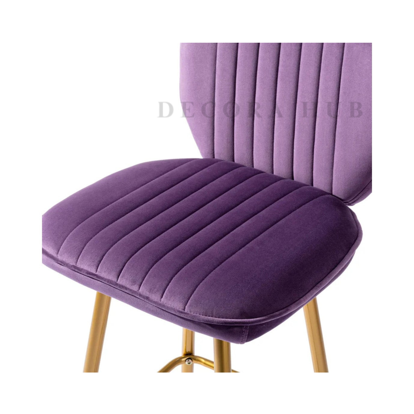 The Royal Wingback Velvet Stool
